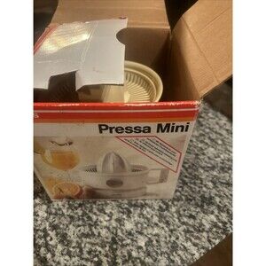 FOR PARTS: Vintage Krups Pressa Mini 292-Motor Base Powers On | Has Box & Manual